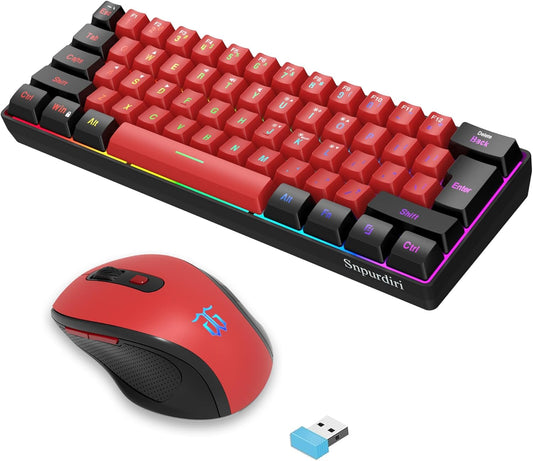 Wireless Gaming Keyboard and Mouse Combo – Compact, Ergonomic, and Powerful